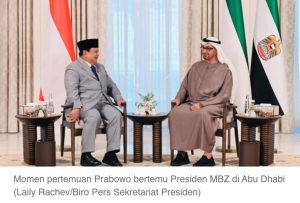 Indonesia dan UAE Perkuat Kerja Sama di Berbagai Bidang, Hasil Pertemuan Prabowo dan Presiden MBZ di Abu Dhabi